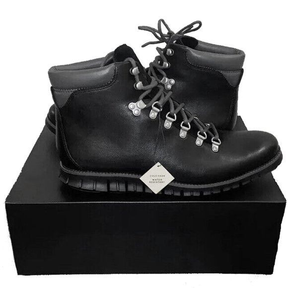 NEW Cole Haan Zero Grand Hiker Boot WR!  Black  Water Resistant and Lightweight main image 3